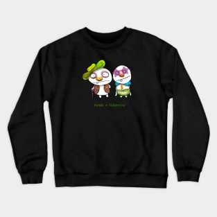 Two funny creatures Crewneck Sweatshirt